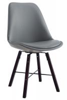 Besucherstuhl Caen Cappuccino grau