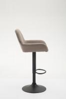 Barhocker Braga Stoff taupe 