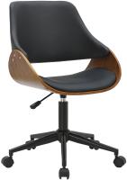 Bürostuhl Sorrento Kunstleder walnuss/schwarz