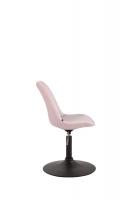 Esszimmerstuhl Maverick Samt schwarz pink 