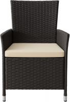 Sitzgruppe Fireda dunkelbraun 