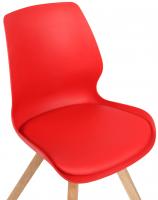 Stuhl Luna Kunststoff rot 