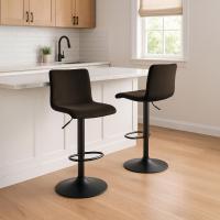 Barhocker Hover Samt B braun