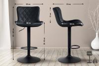 Barhocker Emma Kunstleder schwarz Barhocker Emma Kunstleder schwarz