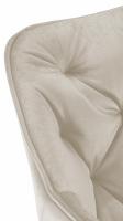 4er Set Stuhl Tanna Samt creme 