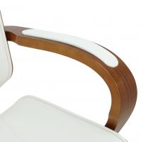 Bürostuhl Dayton walnuss/weiß 