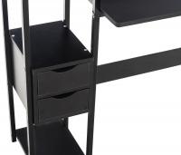 Schreibtisch Widnes schwarz/schwarz 