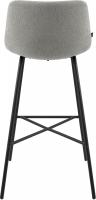 Barhocker Altona Stoff grau 