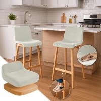 Barhocker Hover Samt Natura creme 