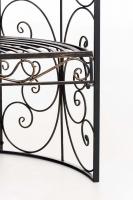 Halbpavillon Rosie mit Sitzbank bronze 