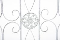 Gartenzaun Mangold antik weiß 