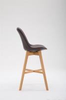 Barhocker Cannes Kunstleder Natura braun 