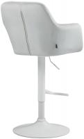 Barhocker Natoma Samt weiß creme 