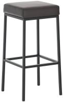 2er Set Barhocker Montreal 85 Kunstleder schwarz braun 