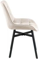 Stuhl Colby Stoff creme 