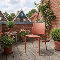 2er Set Stuhl Meton terracotta 