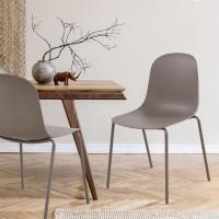 2er Set Stuhl Hardin taupe 