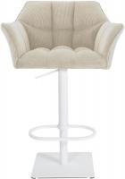 Barhocker Damaso W Cord creme 