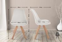 Stuhl Sofia Stoff Square creme Stuhl Sofia Stoff Square creme