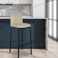 2er Set Barhocker Freeport Kunstleder B creme 