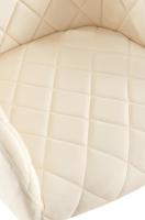 2er Set Esszimmerstuhl Monett Samt G creme 