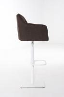 Barhocker Damaso W Stoff braun 