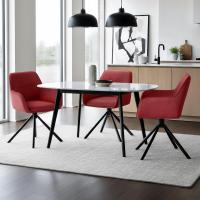 Stuhl Tipton Cord bordeauxrot