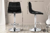 Barhocker Jerry Samt chrom schwarz 