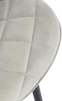 Stuhl Springs Samt creme 