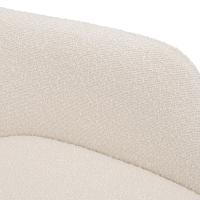Esszimmerstuhl Olema Stoff Teddy creme 