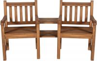 Teakbank Briony mit Tisch teak 