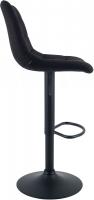 2er Set Barhocker Mapun Stoff schwarz 