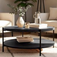 Couchtisch Edduma 80 cm grau Couchtisch Edduma 80 cm grau