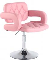 Lounger Dublin Kunstleder pink