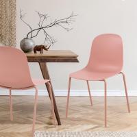 2er Set Stuhl Hardin pink 