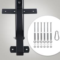 Boxsackhalterung Wand schwarz 