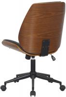 Bürostuhl Mitch schwarz walnuss/schwarz 