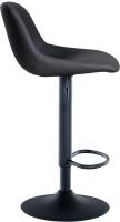 Barhocker Loft Kunstleder schwarz 