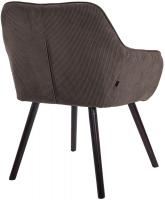 Esszimmerstuhl Vienna Cord schwarz braun 