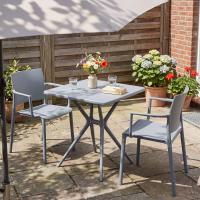 Gartenmöbel-Set Pula grau 
