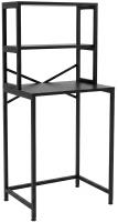 Waschmaschinenregal Torbay schwarz 