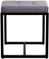 Sitzhocker Barci B Kunstleder  grau 