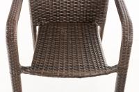 Polyrattan Stuhl Leonie braun 