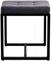 Sitzhocker Barci B Kunstleder  schwarz 