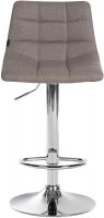 Barhocker Jerry Stoff chrom grau 