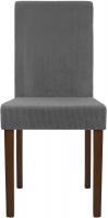 2er Set Esszimmerstuhl Ina Cord antik dunkel grau 
