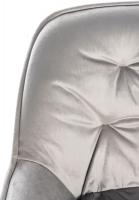 2er Set Barhocker Gibson Samt grau 