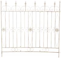 4er Set Gartenzäune Mangold antik-creme 4er Set Gartenzäune Mangold antik-creme