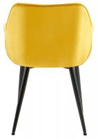 2er Set Stuhl Tanna Samt gelb 
