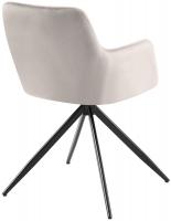 Esszimmerstuhl Olema Samt grau 